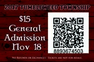 Tumbleweed Township General Admission Nov 18 Ticket
